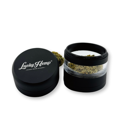 Lucky Hemp® Grinder with viewing window