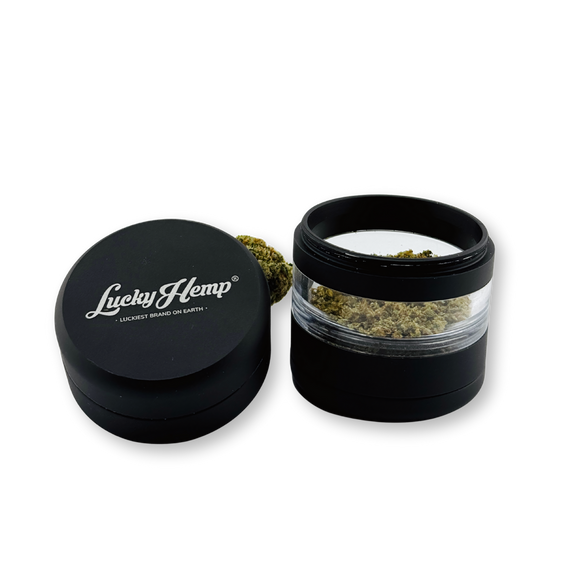 Lucky Hemp® Grinder with viewing window