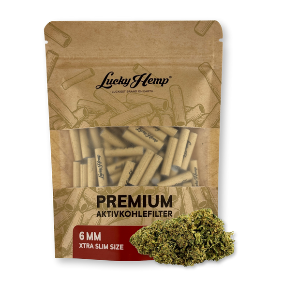 Lucky Hemp® Activated Carbon Filter Xtra Slim