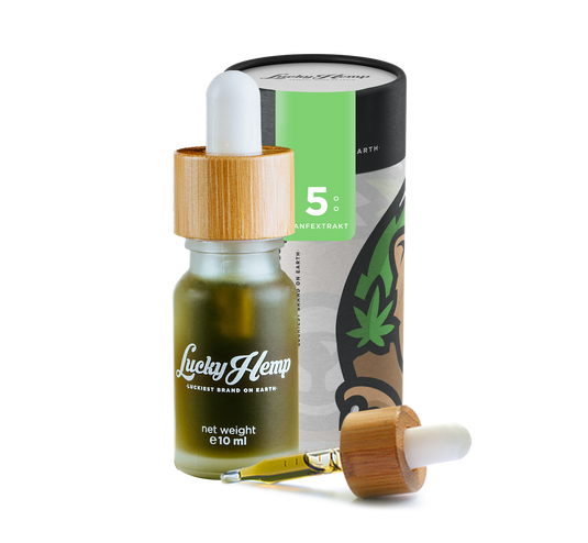 5% CBD Oil 500mg Full Spectrum Oils Lucky Hemp   