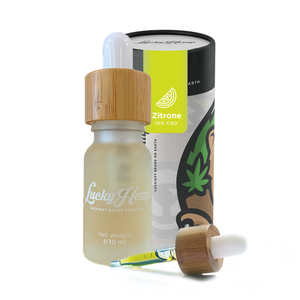 Lemon Aroma Oil + 10% Full Spectrum CBD Oil Tasting Set Lucky Hemp   