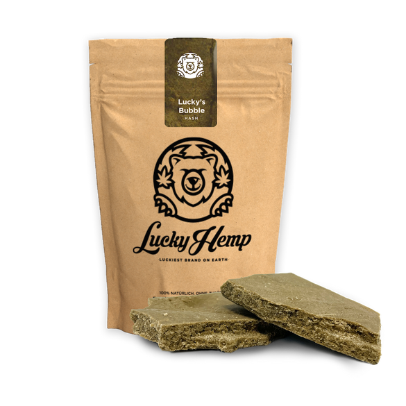 Lucky&#39;s Bubble Hash 40% CBD kwiaty Lucky Hemp   